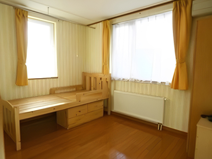 明るくて広々とした室内