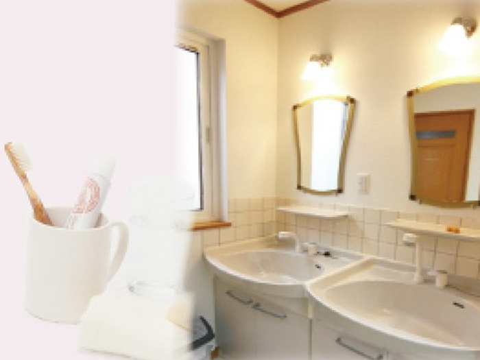 清潔で使いやすい洗面所